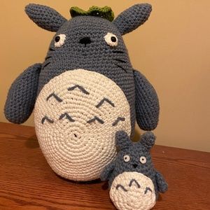 Totoro knitted stuffed animals
